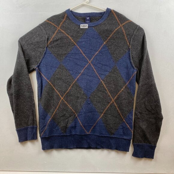 Gap Sweater Argile Gray and Blue Mens Large - Picture 1 of 11